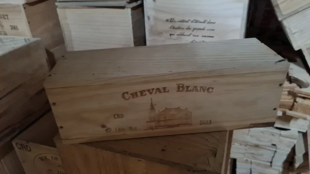 CBO VIDE 1 Bouteille 1er GCC CHÂTEAU CHEVAL BLANC 2005 !!!