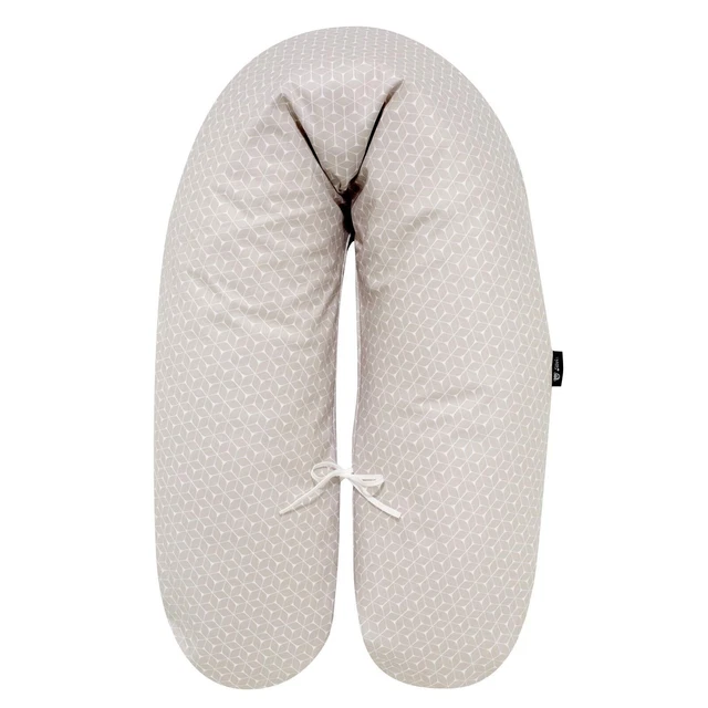Cojín de lactancia Alvi con funda rombo lunar 190 cm cojín lavable Safety Loop BUENO