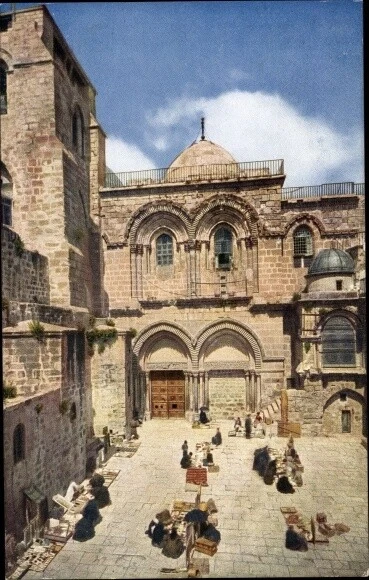 Ak Jerusalem Israel, Kirche des heiligen Grabes, Church of the... - 2596083