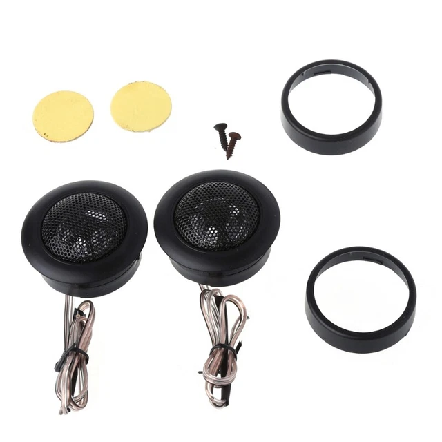 KIMISS 1 Paar 12V Mini Luidspreker – 150W Superpower Dome Tweeter – Compact En Krachtig Voor Je Auto