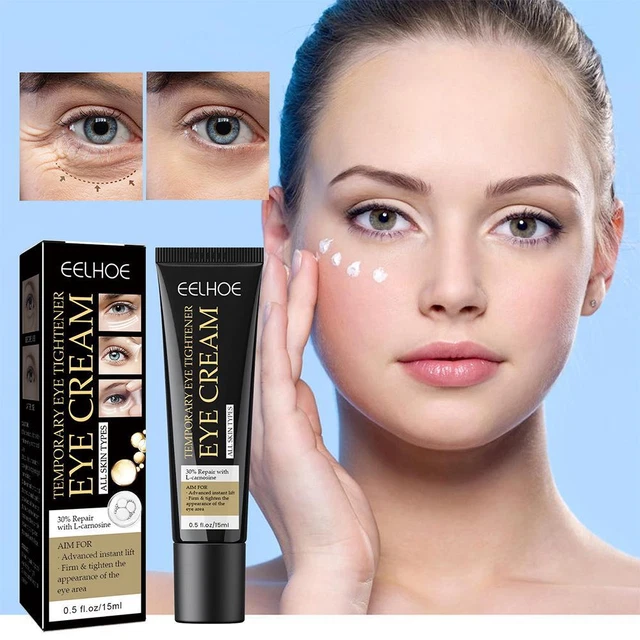Crema para ojos, crema para apretar ojos removedor de bolsas para ojos, crema reafirmante para ojos