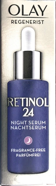 OLAY REGENERIST RETINOL 24 NIGHT SERUM 40 ml FRAGRANCE FREE + Vitamin B3 SEALED