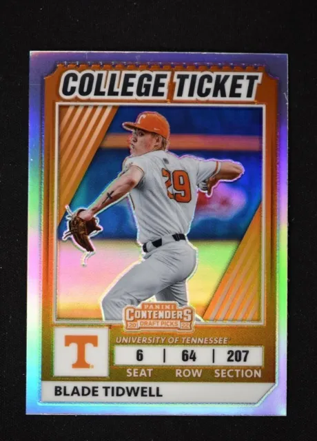 2022 Elite Extra Edition College Tickets Optic Holo #CTO-14 Blade Tidwell