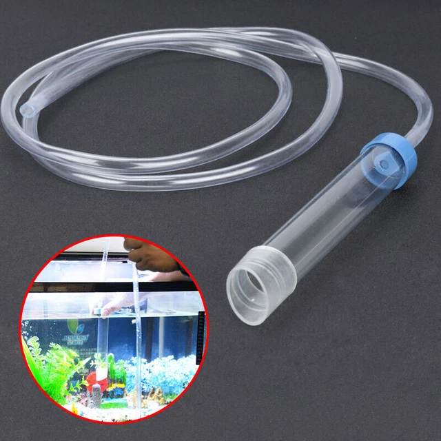 AQUARIUM FISH TANK Gravel Vacuum Pump Cleaner Siphon Hose Water Changer