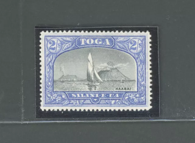 1897 TONGA - Stanley Gibbons n. 51 - 5 scellini black and ultramarine - MNH**