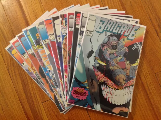 Image Comics x13 Book Lot Brigade Bloodstike Youngblood Union Supreme Wildcats