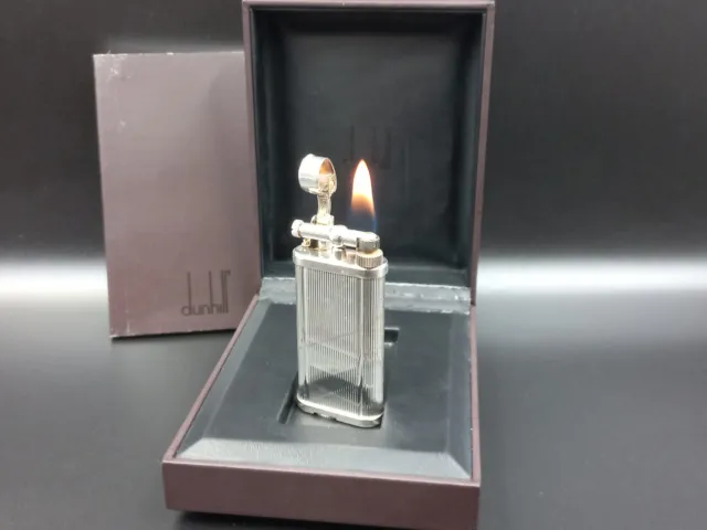 DUNHILL UNIQUE LIFT Arm Gas Lighter With Box / Made In England ( XXL ...