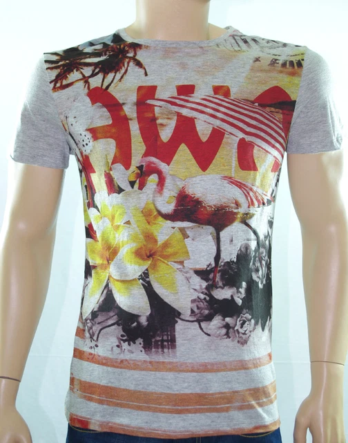 Tee-shirt Tunique Desigual TS ELVI - Taille S, Gris - Modèle 2020 - Neuf Avec étiquettes