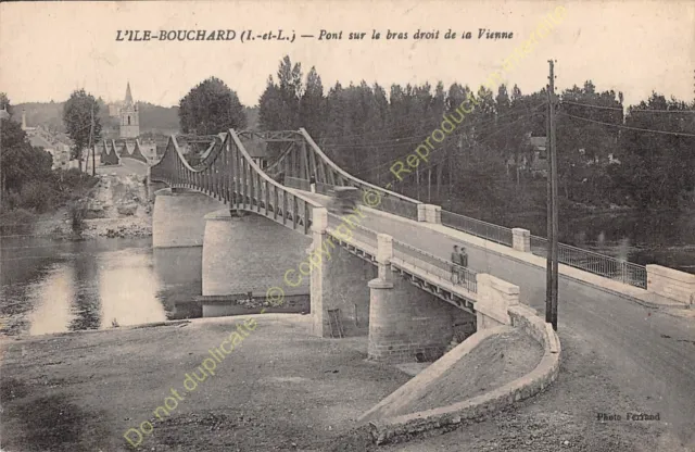 CPA 1258557.1oz 'Isle Bouchard Bridge on The Arm Right Of La Vienna Edit Fernand