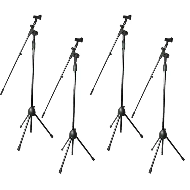 4x EMB MS07 Pro Telescoping Microphone Stand Tripod Stage Studio Arm Holder