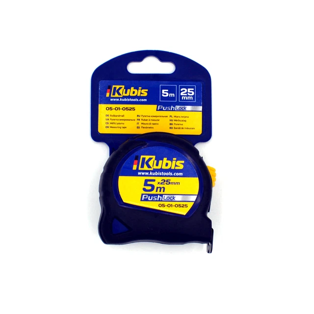 Nastro di misura 25 mm x 5 metri con fissaggio clip da cintura metro a rullo nastro