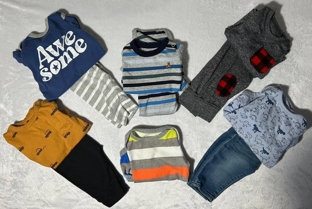 GAP/Cat & Jack Baby Clothes Lot Of 11 Pieces Fall Winter Size 3-6 Mos