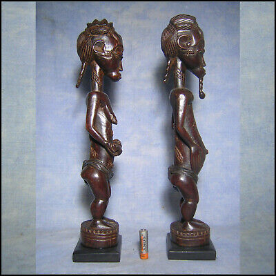 COUPLE BAOULE art premier africain AFRICANTIC statue africaine african Afrique
