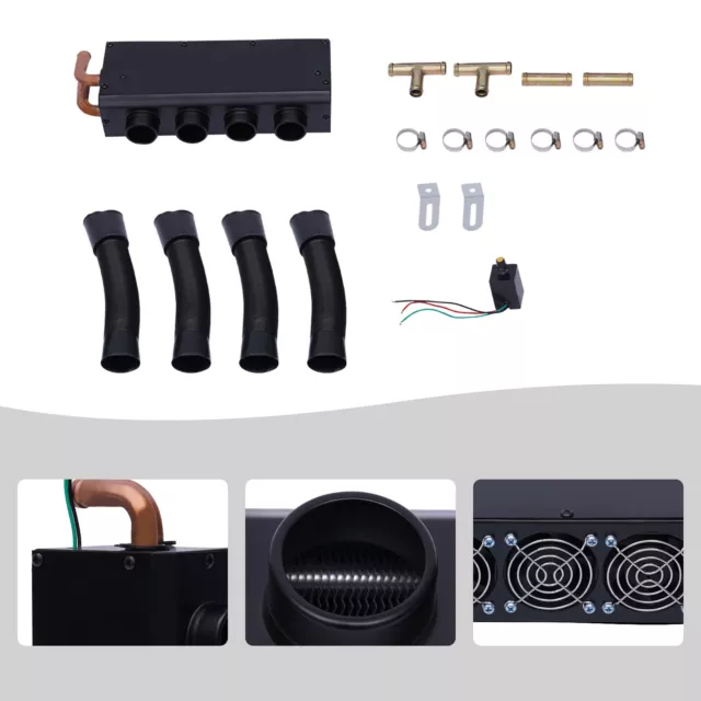 Universal 80W 12V Heater Demister Windscreen Defroster Warmer Kit For Car Truck