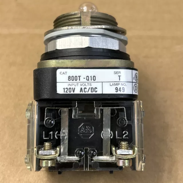 NEW AB 800T-Q10 Ser T Pilot Light
