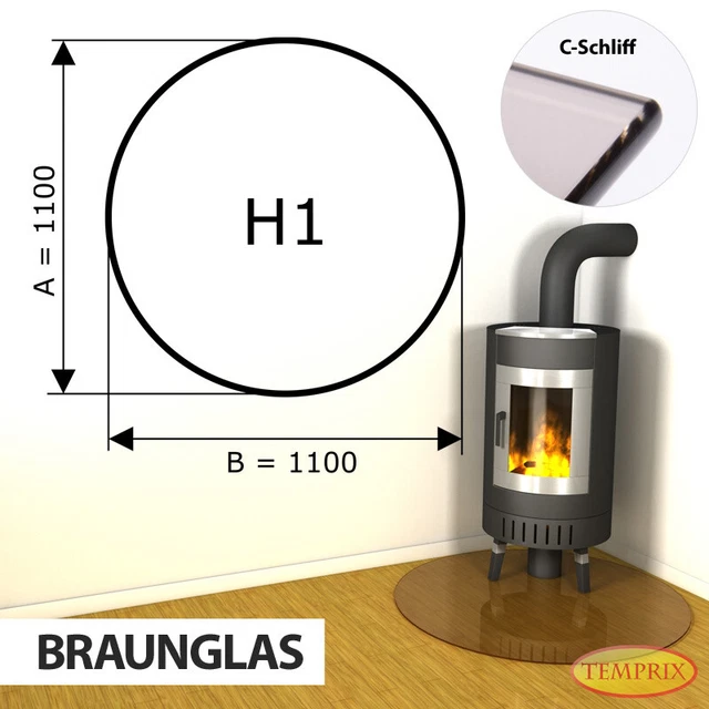 Estufa Placa de Fondo Cristal Protección Chispas Plancha Horno Del Suelo