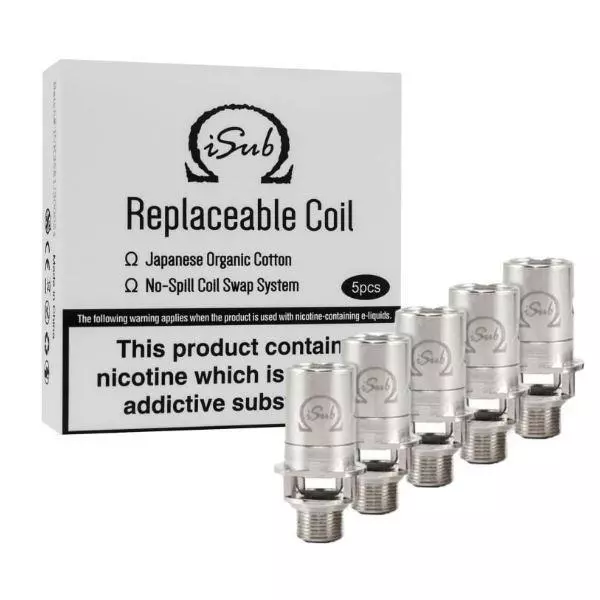 Genuine Innokin iSub Replacement Coils for iSub or iSub G | 0.2Ω 0.5Ω 1.0Ω 2.0Ω