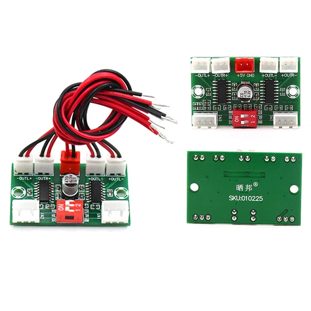 Mini PAM8403 Digital Audio Amplifier Board 4 Channels 3W*4 DC 5V Stereo So-IG