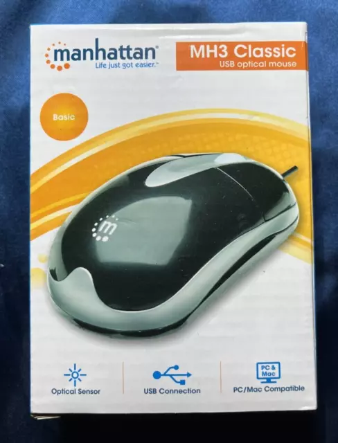 MANHATTAN 185003 MH3 Optical Desktop Mouse