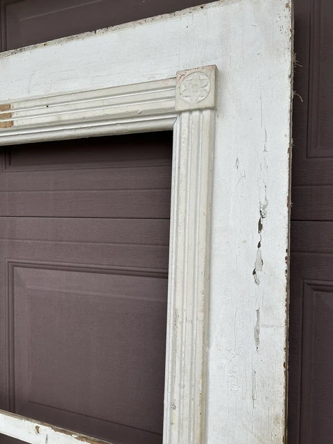 Antique Vintage Victorian Entry Wood Door 5