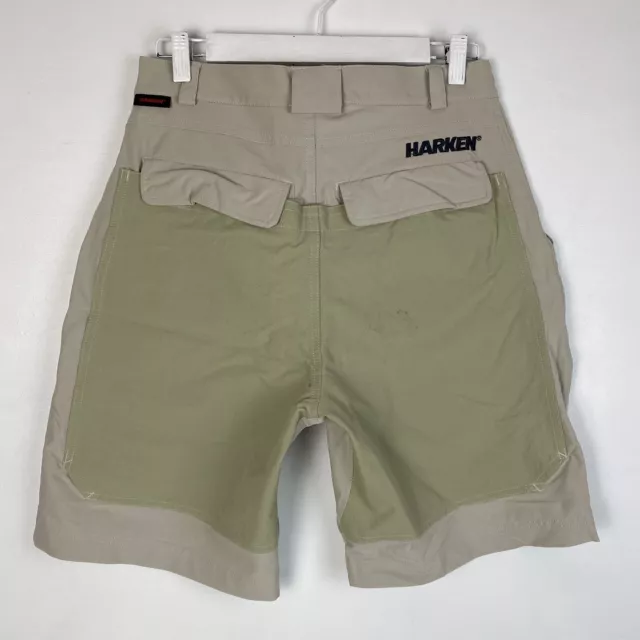 Harken Mens Ballistic Eco Padded Carbon Sailing Boat Shorts Size 28 GUC Marks 3