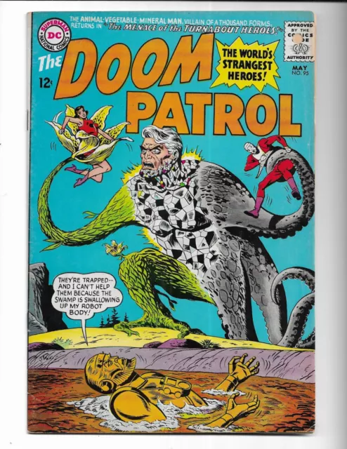 Doom Patrol 95 - Vg 4.0 - Elasti-Girl - Negative Man - Robotman - Chief (1965)