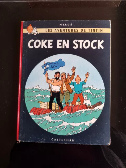 TINTIN Coke en Stock B24 1958 EO Belge Etat Correct