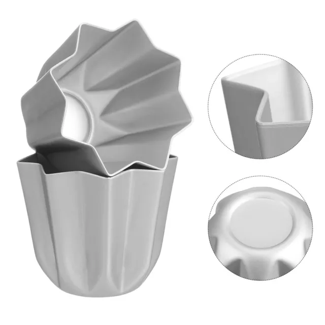 2 Pcs Metal Baking Cups Chiffon Bakeware Octagonal Cake Mold