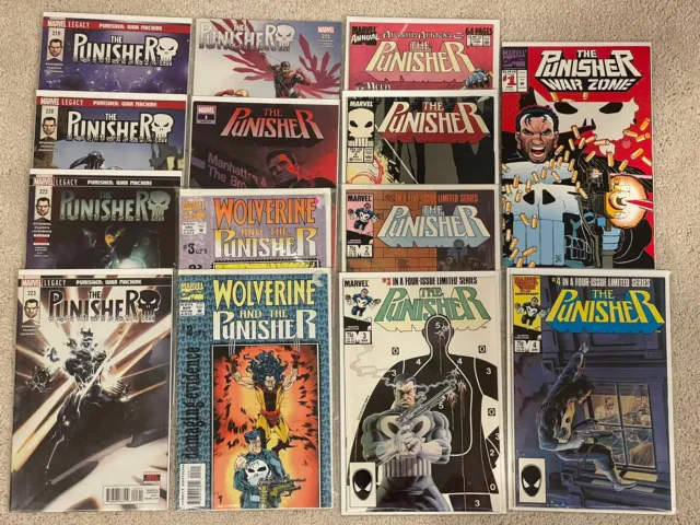 PUNISHER War Machine #218-223  Large Lot Comic Collection Wolverine Rare Great