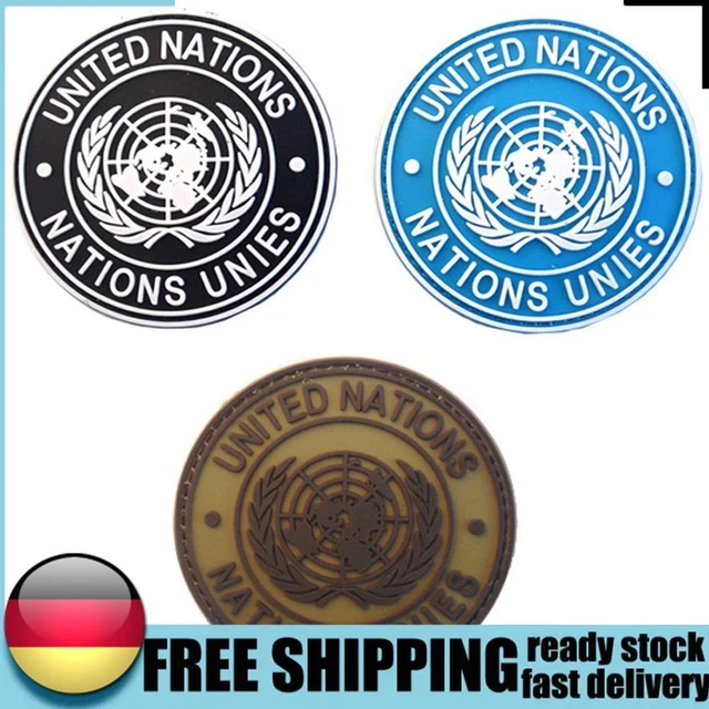 Internationale UN UN Vereinten Nationen Original-Schulter-Flecken-Abzeichen Neue