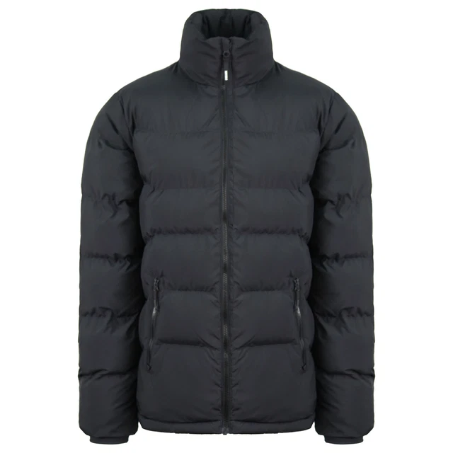 GYMSHARK LONG SLEEVE Zip Up Black Mens Restore Puffer Jacket