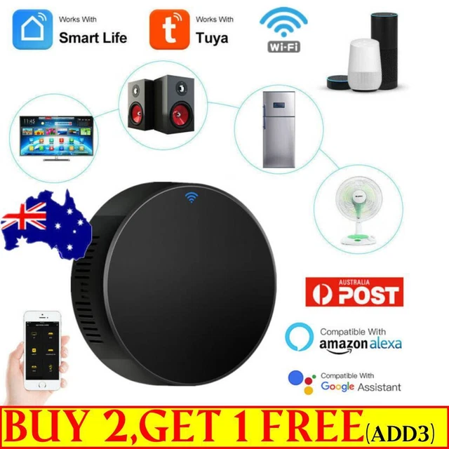 Tuya Universal WiFi IR Remote Controller Home Smart Life APP Voice Control~ 2023