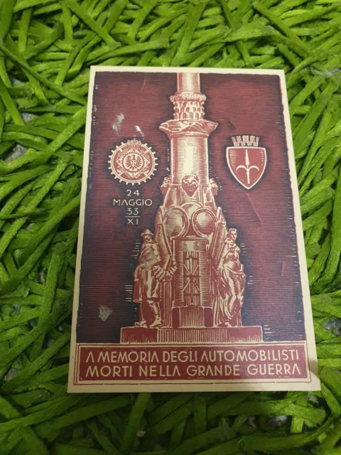 Cartolina Postale "Raduno Nazionale Del R.a.c.i. Trieste, 24 Maggio 1933/Xi
