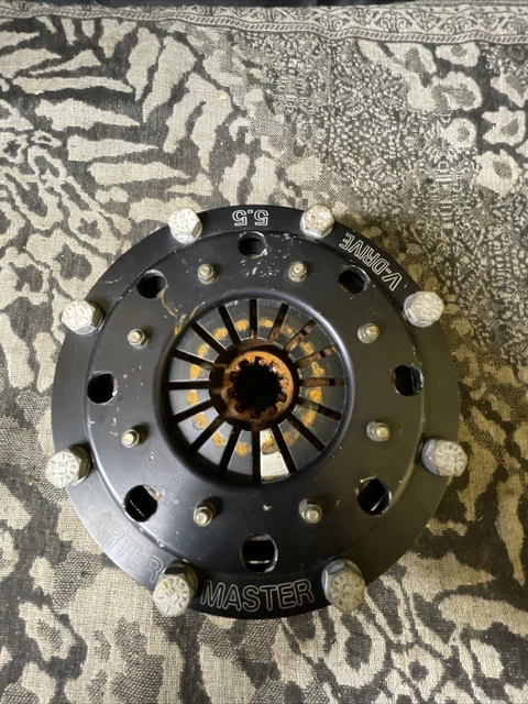 QuarterMaster 5.5" Triple 3 Disc Clutch with 10 Spline SBC 2 piece pre 86
