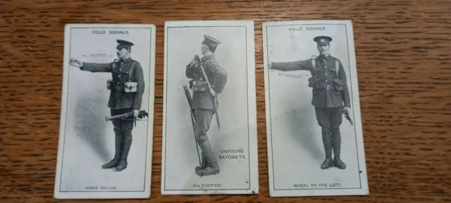 The Imperial Tobacco Company cigarette cards - Infantry drills, 1915