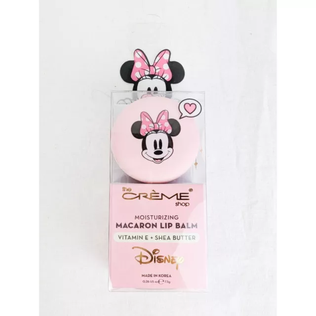 The Creme Shop Disney Minnie Mouse Strawberries and Cream Macaron Lip Gloss Balm