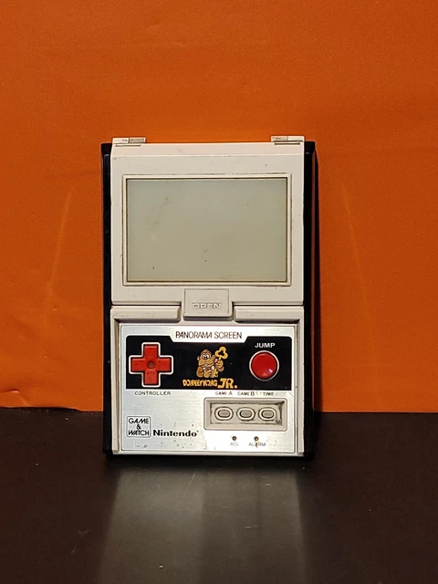 Vintage Nintendo Game & Watch Panorama Screen Donkey Kong Jr CJ-93 Tested & Work
