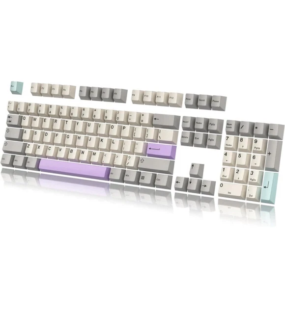 Key Cap Layoit KEYCAP SET FOR Mechanical Keyboard, GAMING Custom Keycaps 139 Keys US ...