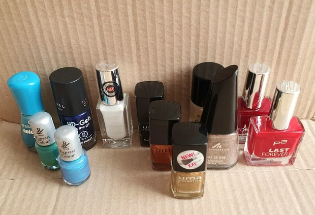 Nagellack p2 essence Manhattan uma Rival - Set oder einzeln - rot Kupfer blau