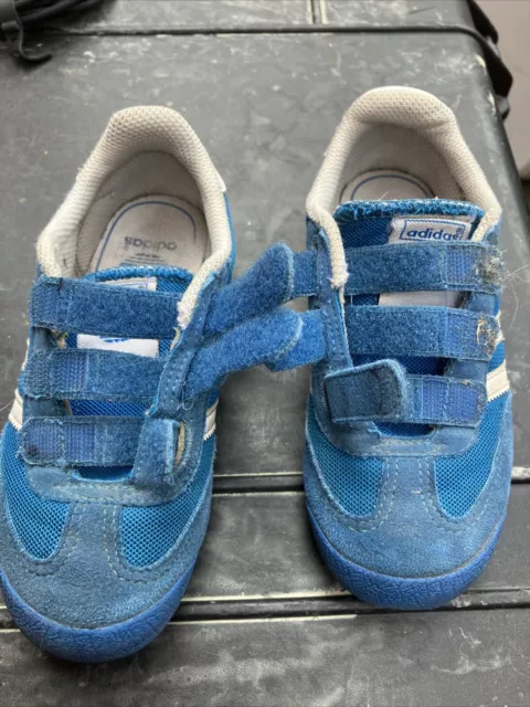 ADIDAS DRAGON KIDS Trainers Shoes UK 11K Blue 10.00 PicClick UK
