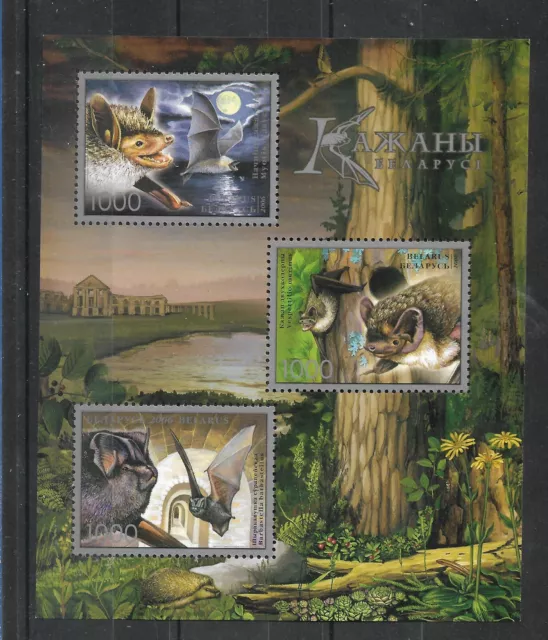 Belarus-Bielorusia 2006, Hoja Bloque 54. Tema Fauna - Murcielagos. Mnh.