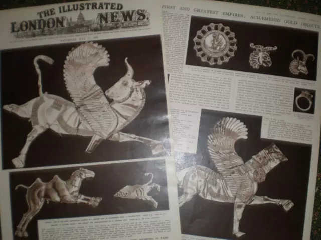 Article Paris Exhibition Achaemenid Persian gold 1948