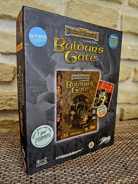Baldur's Gate + Tales Of The Sword Coast - PC Big Box - Édition Avec Fallout - NEUF Scellé FR