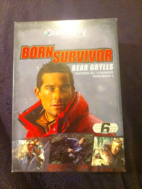 Bear Grylls Born Survivor 6 Dvd Box Set. 12 Episodes From Series 3.