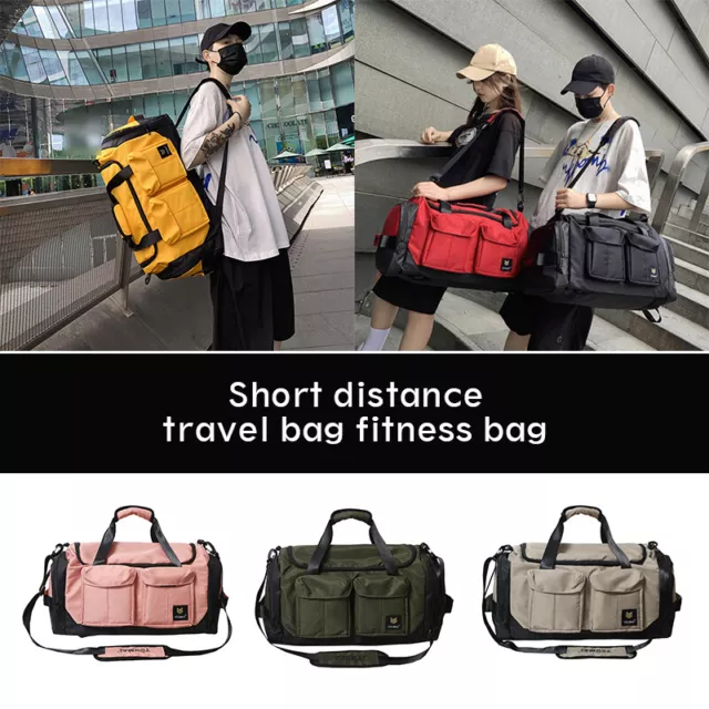 Training Fitness Gym Duffel Bags Large Travel Sports Yoga Exercise Backpack Bag