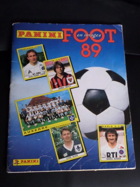 Album Panini Foot 1989 – Championnat De France – Incomplet 370/414 – Collector