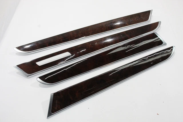 Audi A6 C6 Set di 4 Finiture Porta in Noce per Sedile Memory 4F2867410