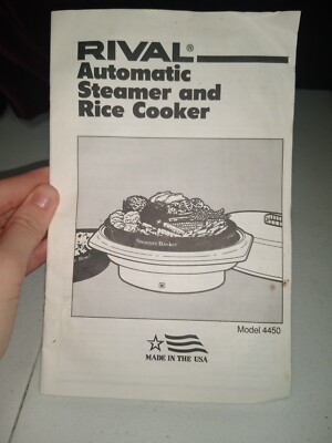 rival automatic steamer manual
