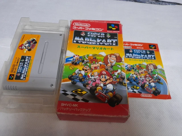 Super Mario Kart Super Famicom Version Japonaise - Occasion En Bon état - Jeu Rétro