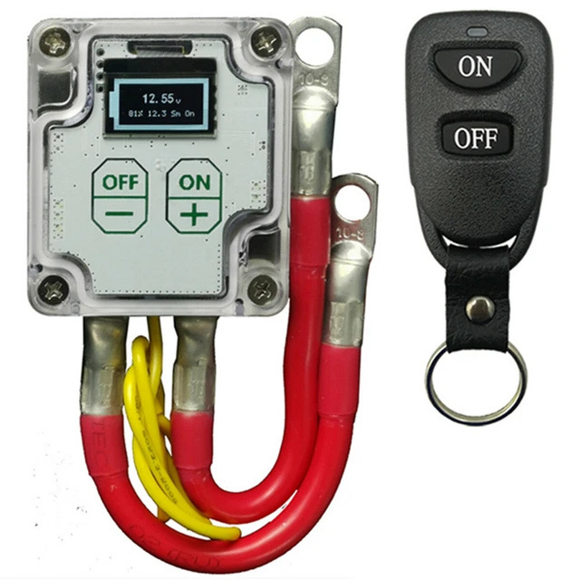 CAR BATTERY ISOLATOR Disconnect Cut Off Power Switch Wireless Remote
